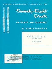 78 Duets for Flute and Clarinet Vol. 2